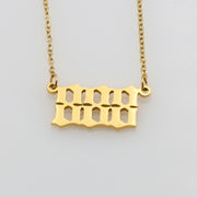 What's Your Number Necklace
