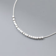 A Square Sterling Silver Anklet