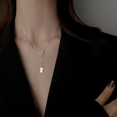Not So Safe Sterling Silver Necklace