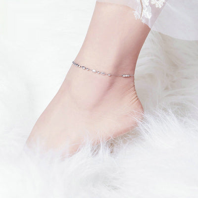 Meredith Sterling Silver Anklet