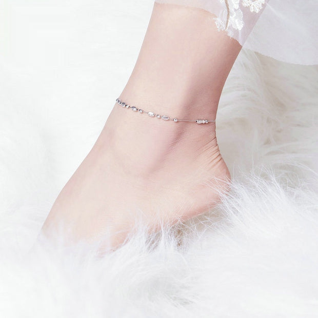 Meredith Sterling Silver Anklet