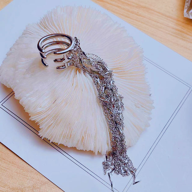 The Tassel Ear cuff