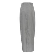 A Sophisticated Gray Skirt