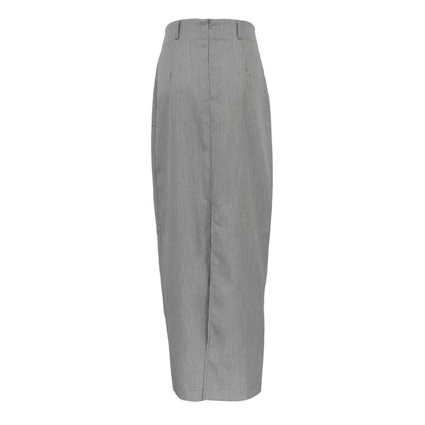 A Sophisticated Gray Skirt