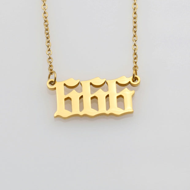 What's Your Number Necklace