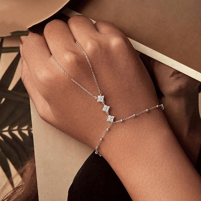 A Sterling Silver Ring Bracelet