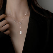 Not So Safe Sterling Silver Necklace