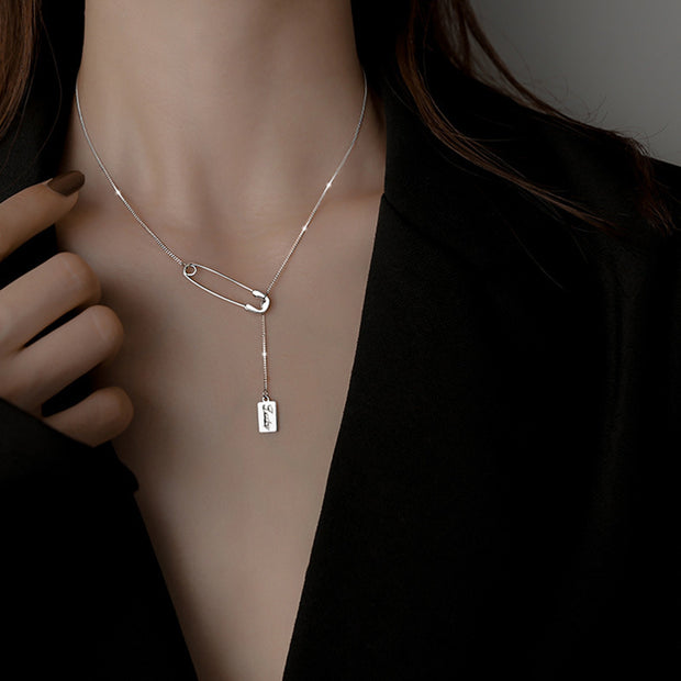Not So Safe Sterling Silver Necklace