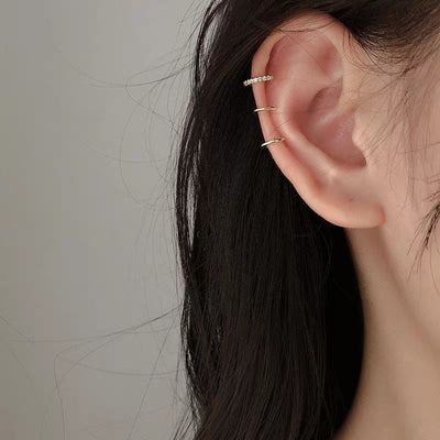 Page Sterling Silver Ear Cuff