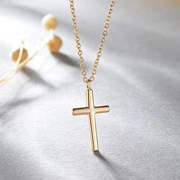 A Sterling Silver Cross Necklace