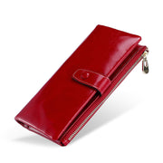 A Leather Oil Wax Wallet
