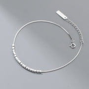 A Square Sterling Silver Anklet