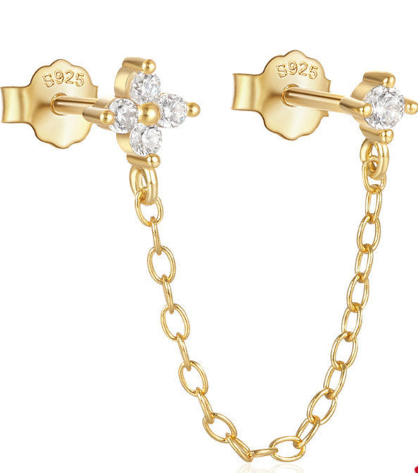 Don't Hate Me Because I'm Cute Sterling Silver Earring