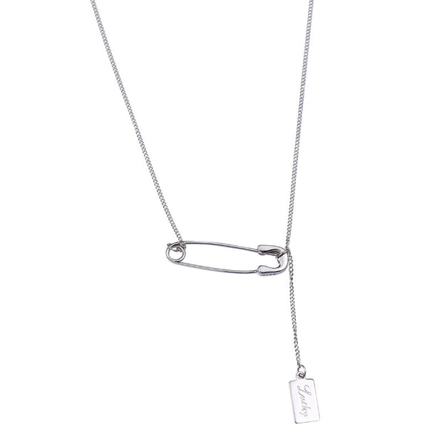 Not So Safe Sterling Silver Necklace