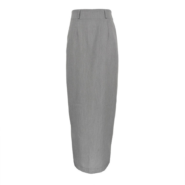 A Sophisticated Gray Skirt