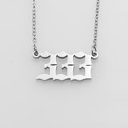 What's Your Number Necklace
