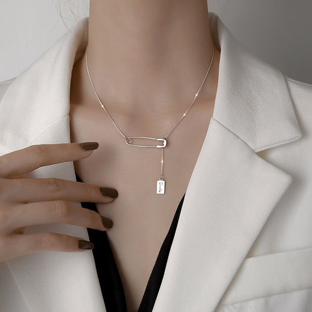 Not So Safe Sterling Silver Necklace