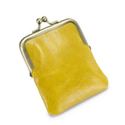 Oil Wax Leather Coin Purse