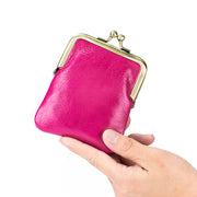 Oil Wax Leather Coin Purse