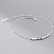 A Square Sterling Silver Anklet