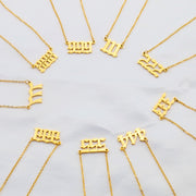 What's Your Number Necklace