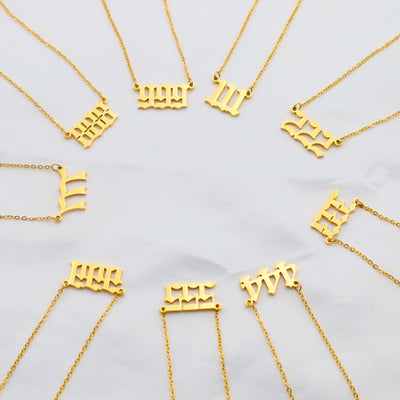 What's Your Number Necklace