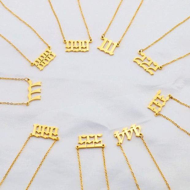 What's Your Number Necklace