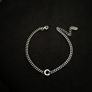 Sterling Silver Letter Bracelet