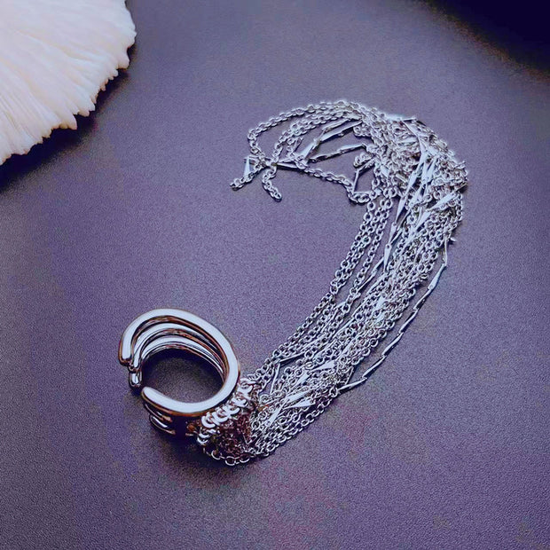 The Tassel Ear cuff