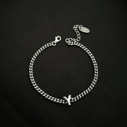 Sterling Silver Letter Bracelet
