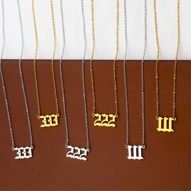 What's Your Number Necklace