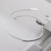 A Square Sterling Silver Anklet