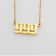 What's Your Number Necklace