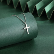 A Sterling Silver Cross Necklace