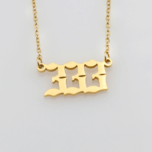 What's Your Number Necklace