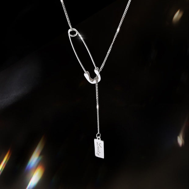 Not So Safe Sterling Silver Necklace