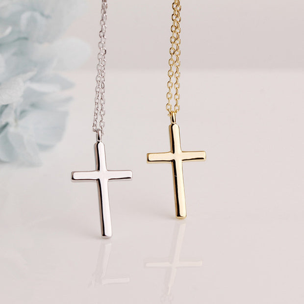 A Sterling Silver Cross Necklace
