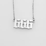What's Your Number Necklace