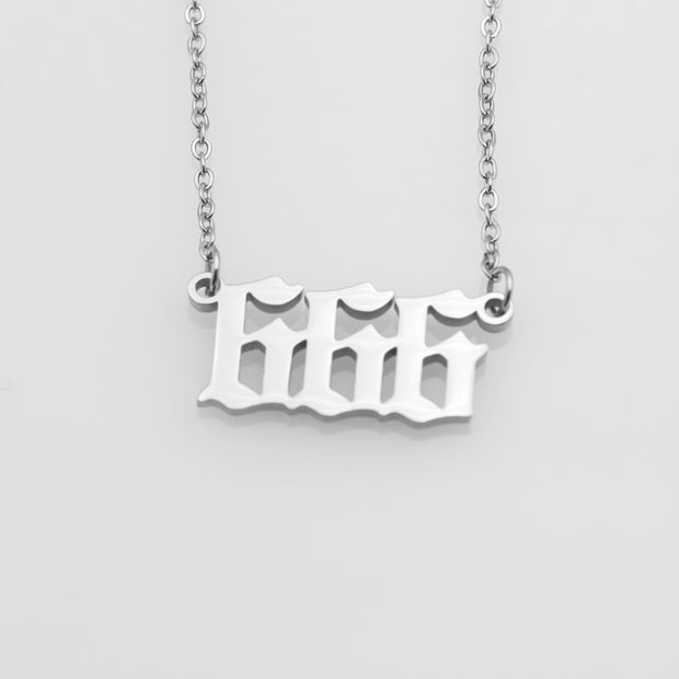 What's Your Number Necklace