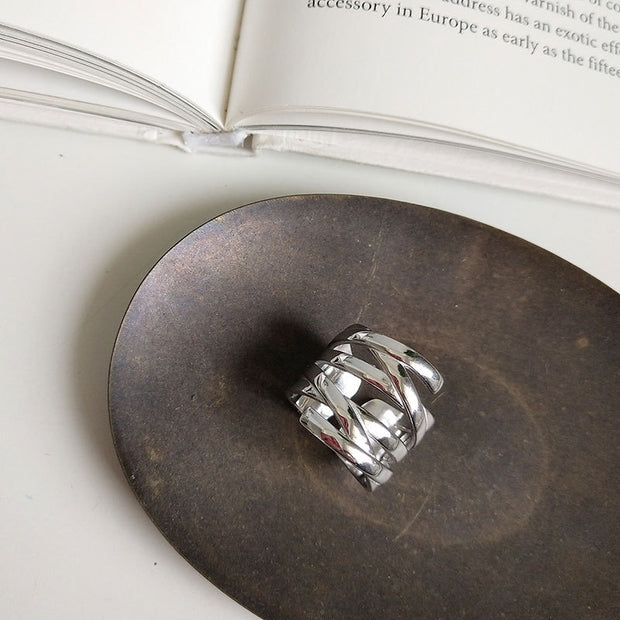 Ziggy Sterling Silver Ring